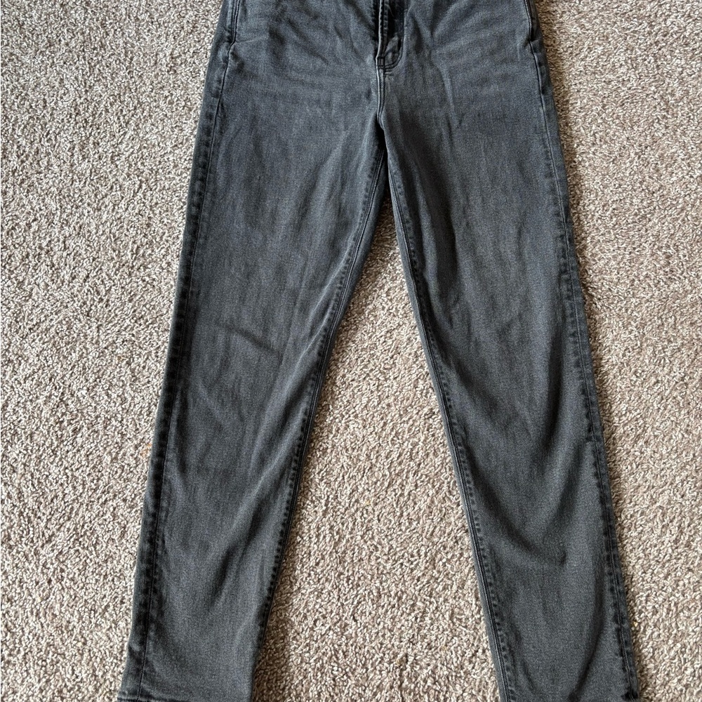American Eagle Outfitters High Rise Gray/Faded Black Jeans